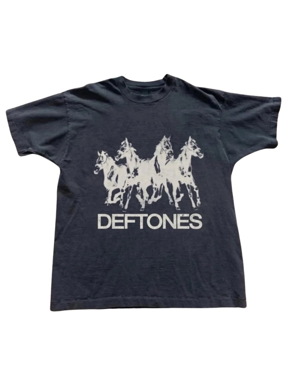 Gildan Deftone Black Graphic Band T-Shirt